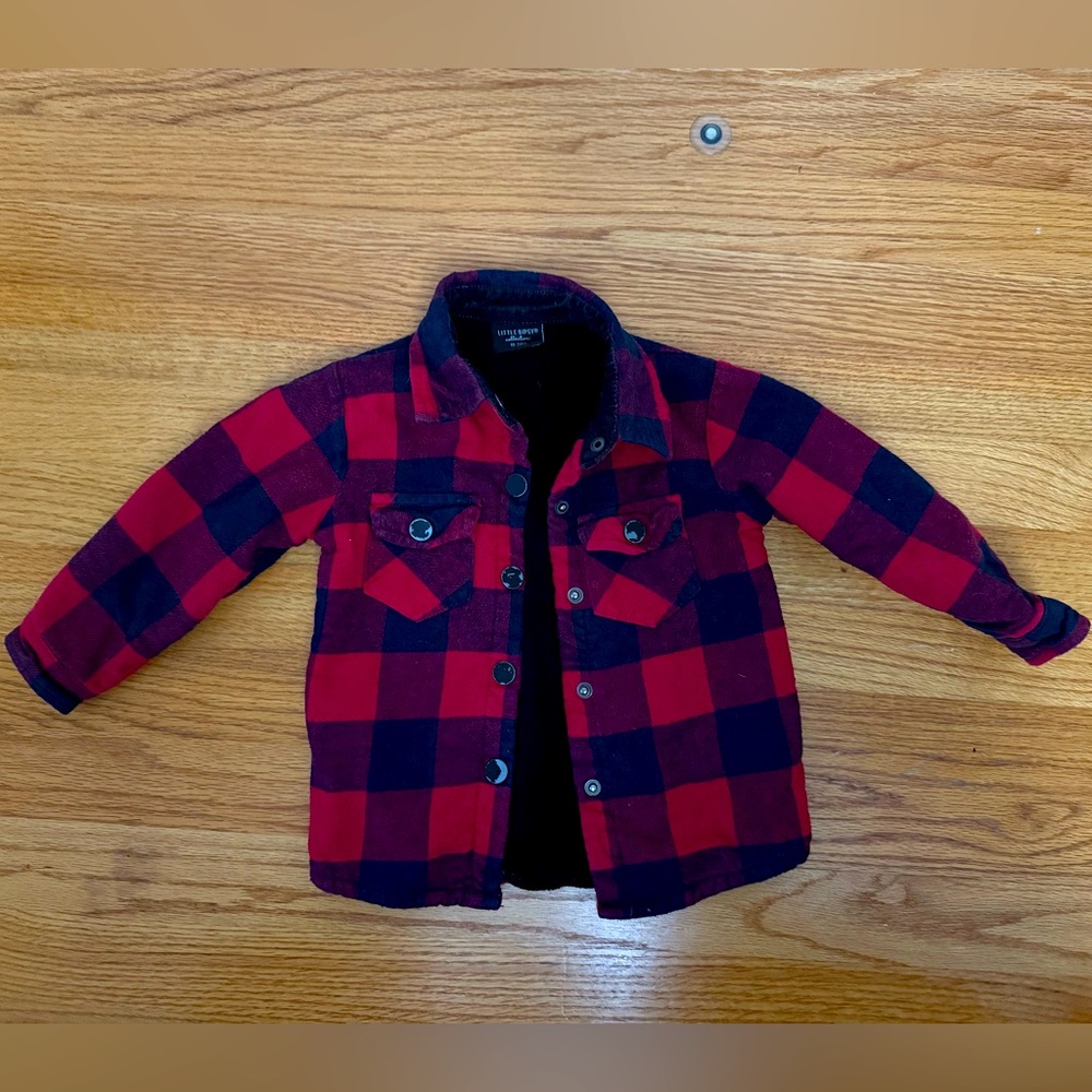 Little Bipsy flannel shirt, size 18-24